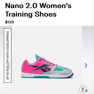Perfect condition Reebok Nano 2 CrossFit trainers